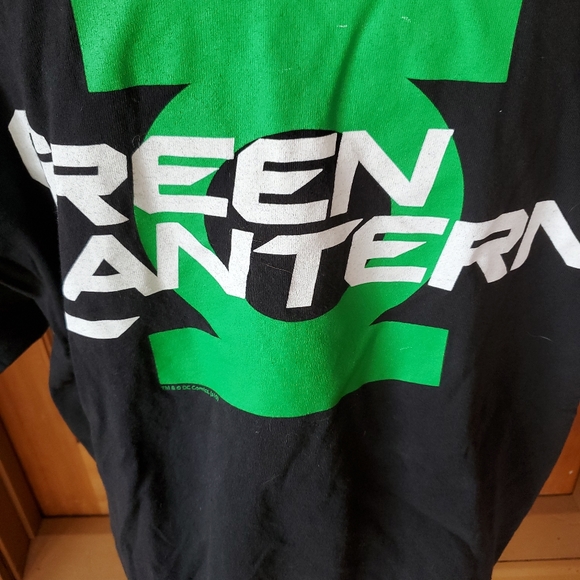 Green Lantern T-shirt Black Size XXL Lightly Worn Condition - Picture 2 of 3